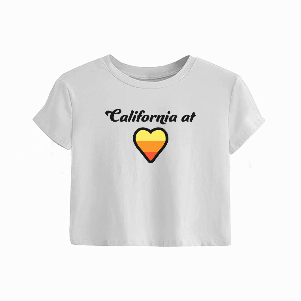 California Kids Collection | California at Heart - Teen - White | Eco-Friendly, Sustainable Kids Apparel