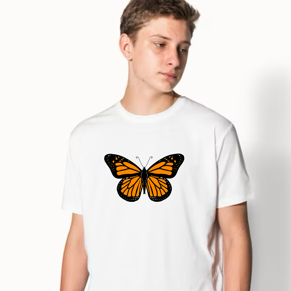 California Kids Collection | The Monarch - Women's Crop - White | Eco-Friendly, Sustainable Kids Apparel