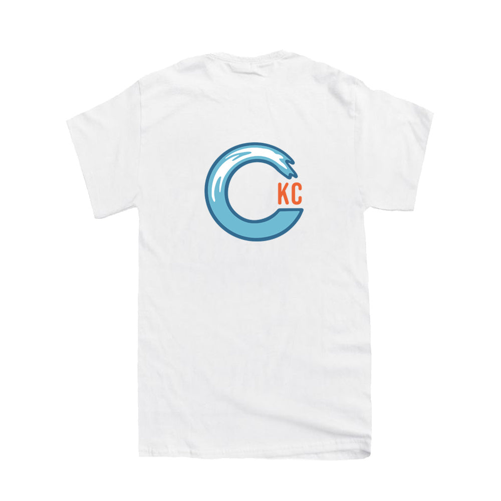 California Kids Collection | CKC Logo - Teen - White | Eco-Friendly, Sustainable Kids Apparel