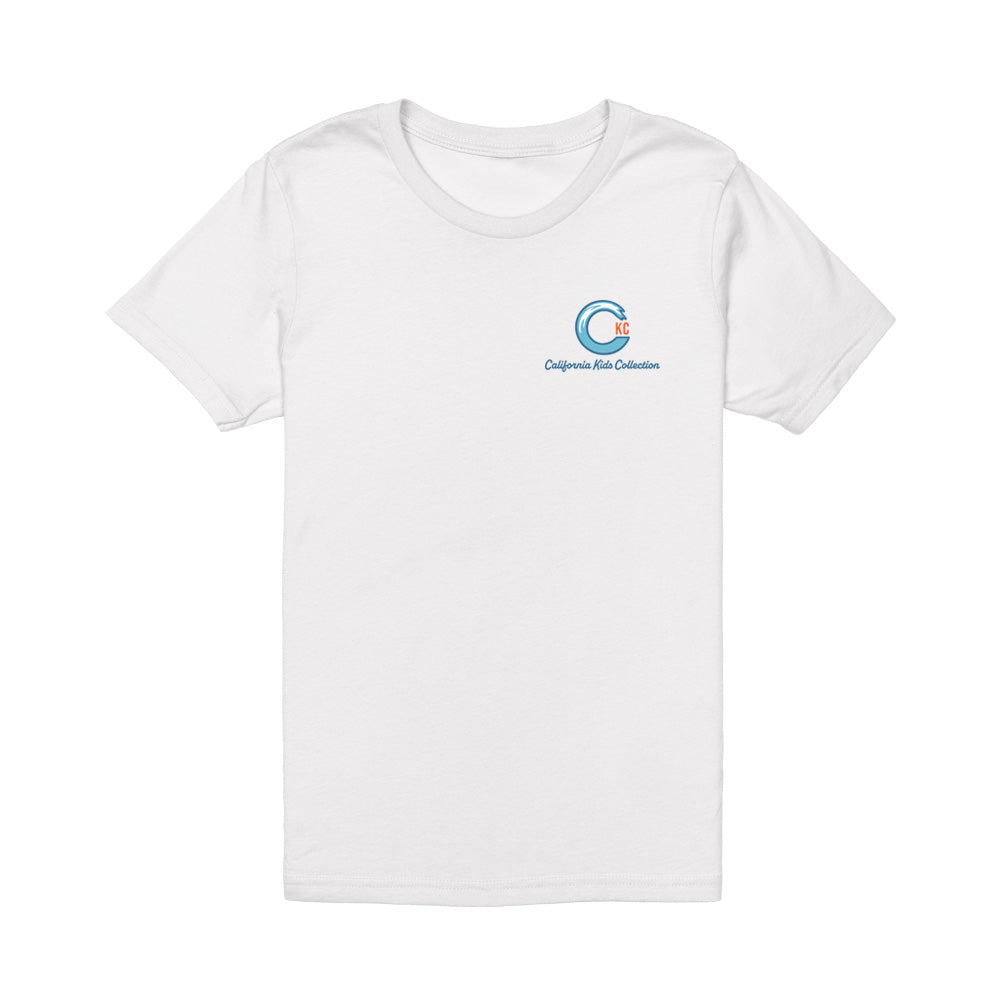 California Kids Collection | CKC Logo - Youth - White | Eco-Friendly, Sustainable Kids Apparel