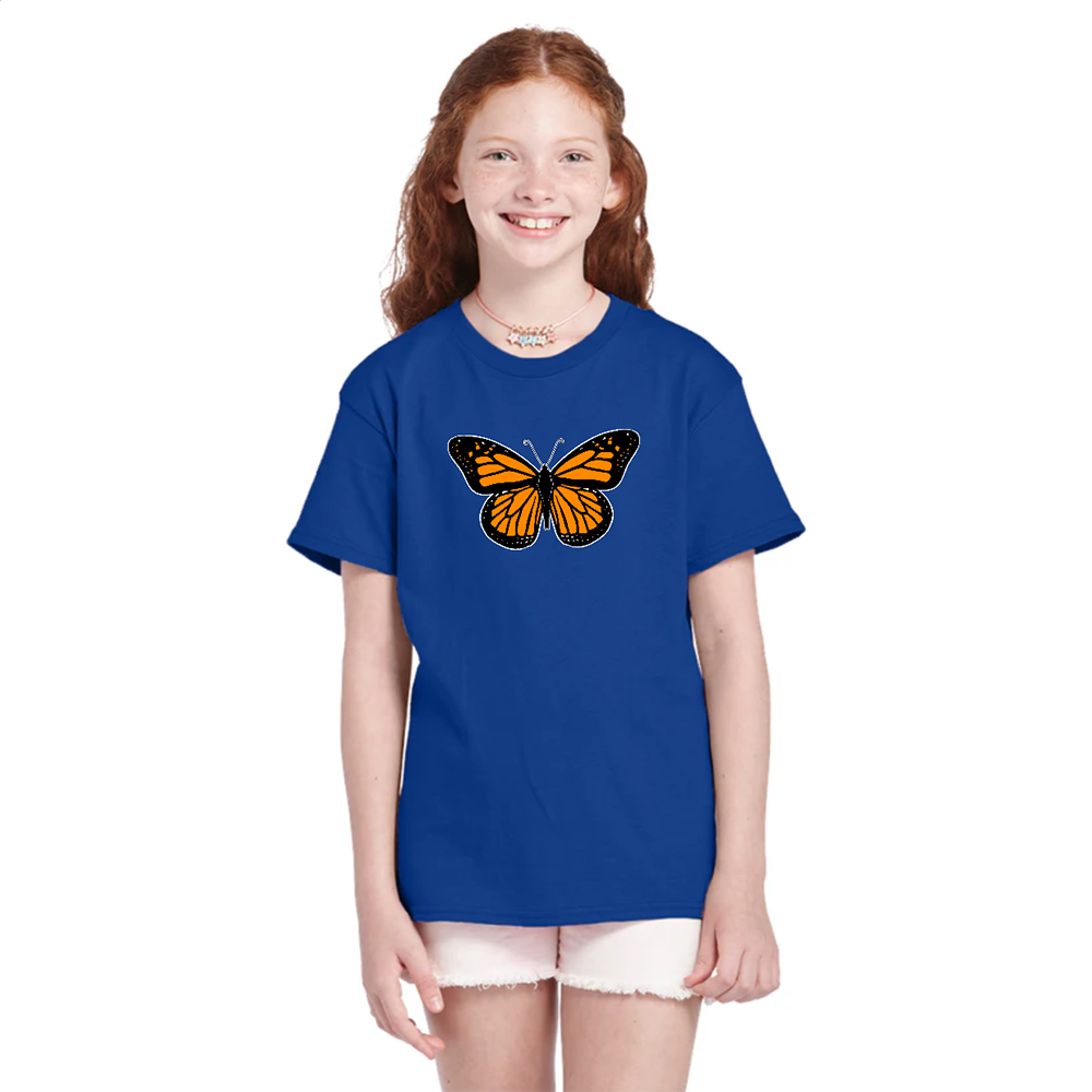 California Kids Collection | The Monarch - Youth - Blue | Eco-Friendly, Sustainable Kids Apparel