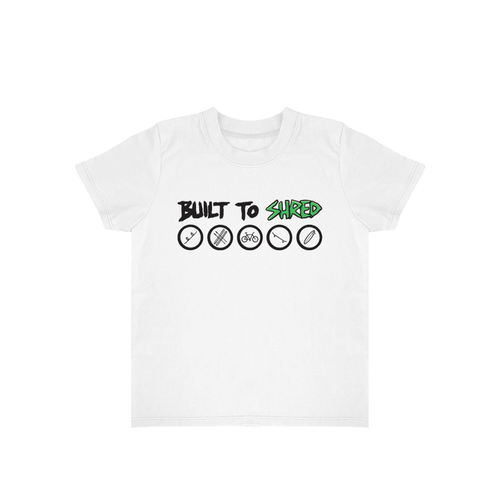 California Kids Collection | Built To Shred - Baby - Black | Eco-Friendly, Sustainable Kids Apparel