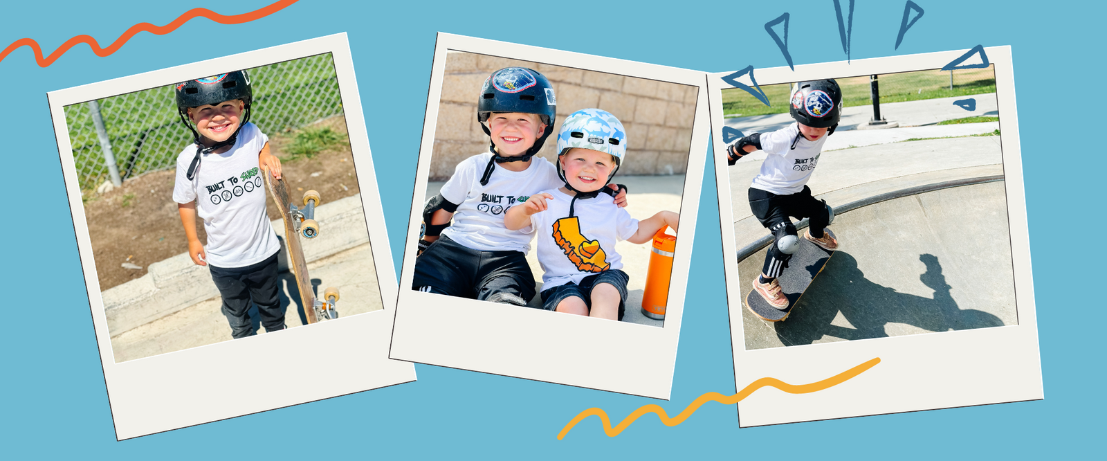 California Kids Collection | Built to Shred Kids Tee