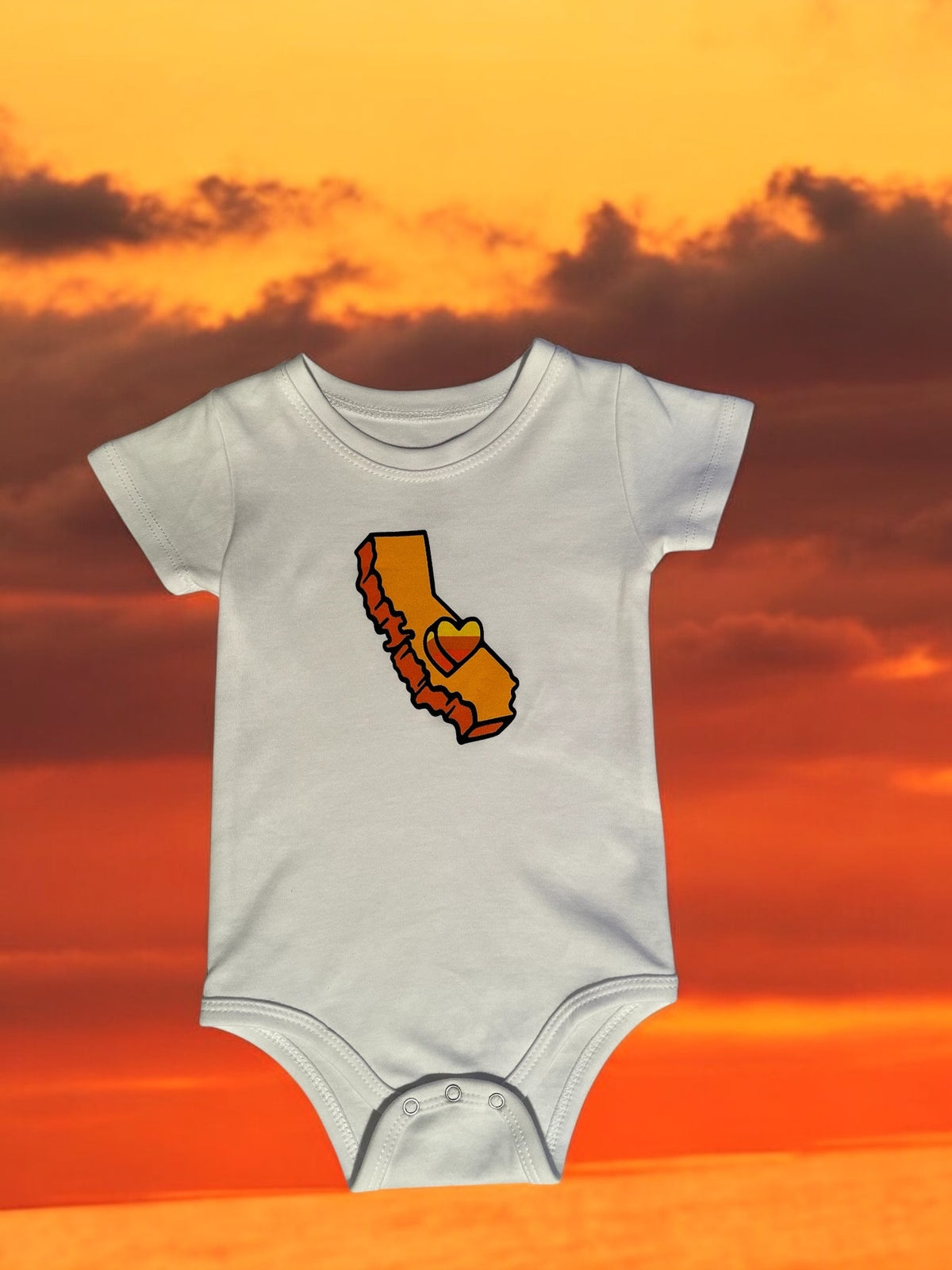 The California Proud Orange State Onesie