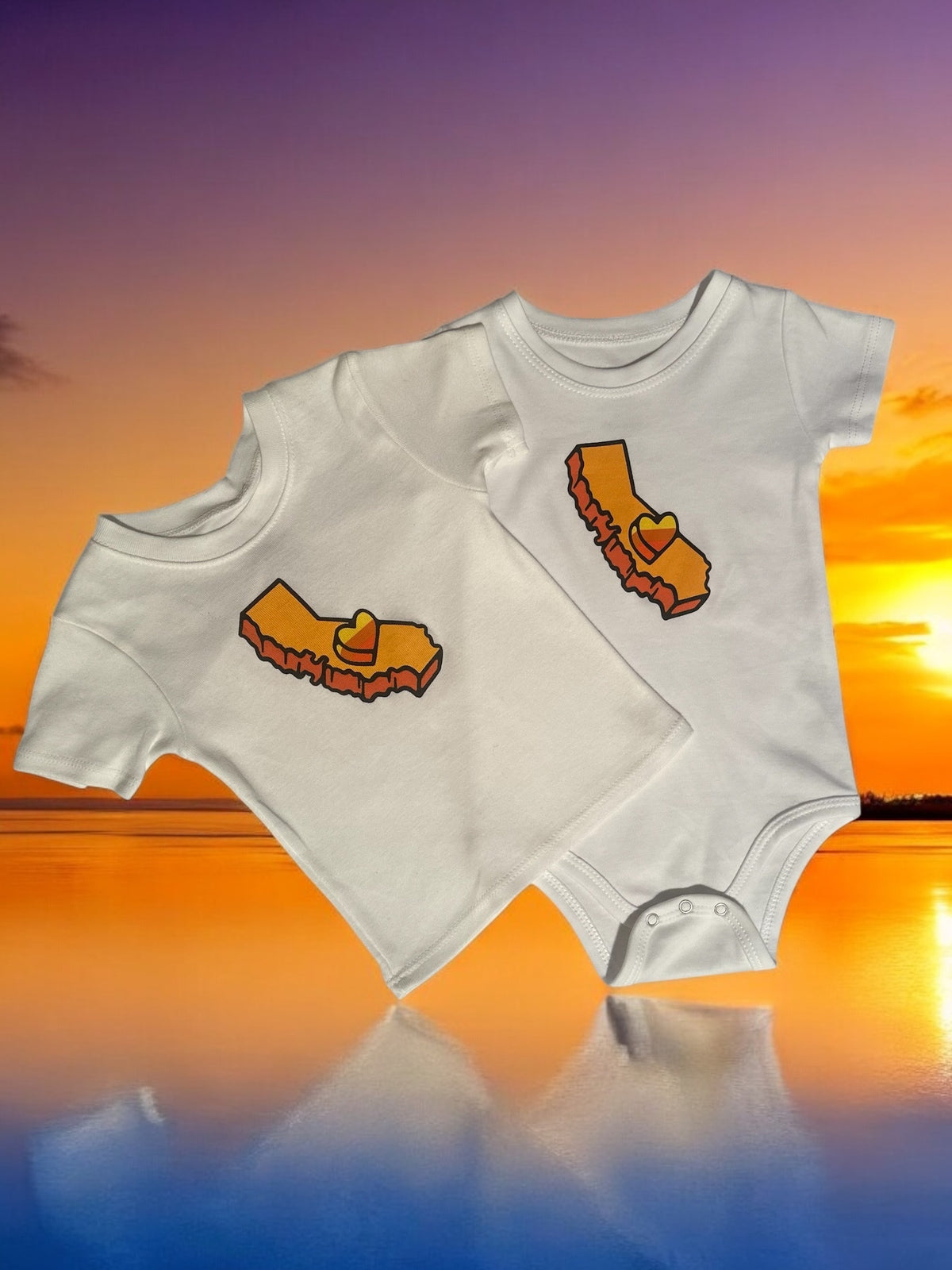 The California Proud Orange State Onesie