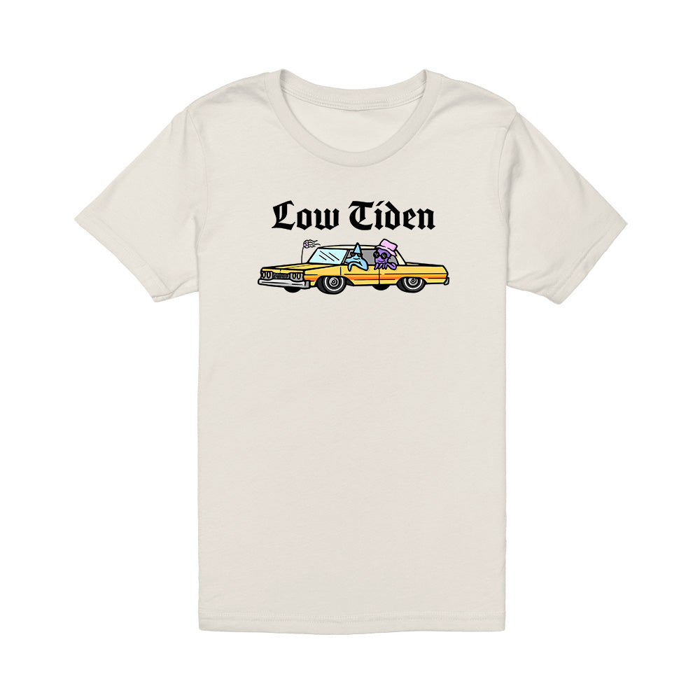 California Kids Collection | Low Tiden - Youth - White | Eco-Friendly, Sustainable Kids Apparel