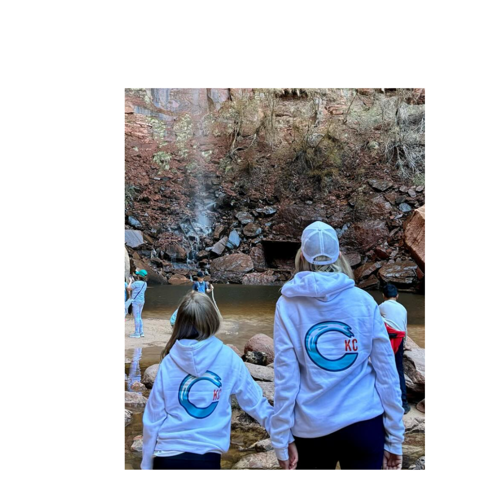 California Kids Collection | CKC Logo Hoodie - Teen - White | Eco-Friendly, Sustainable Kids Apparel