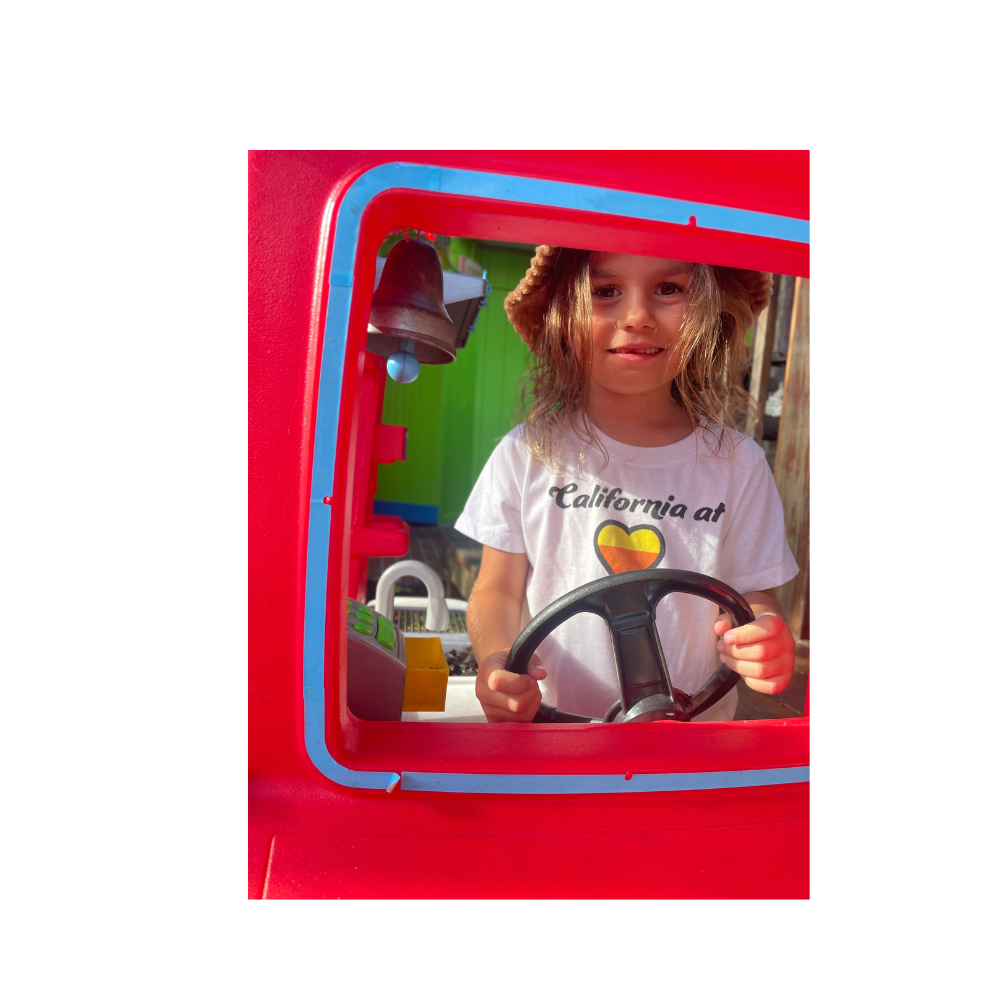 California Kids Collection | California at Heart - Toddler - White | Eco-Friendly, Sustainable Kids Apparel