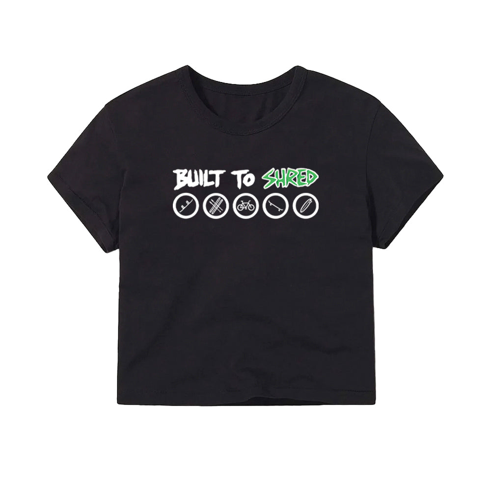 California Kids Collection | Built To Shred - Teen - Black | Eco-Friendly, Sustainable Kids Apparel